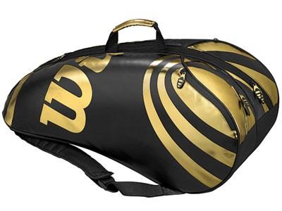 Wilson BLX Tour- Blade Six Racket Bag - Black/Gold