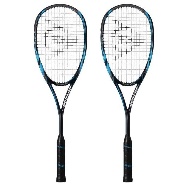 Dunlop Biomimetic Pro GT- X 130 Squash Racket: 2 Racket Deal