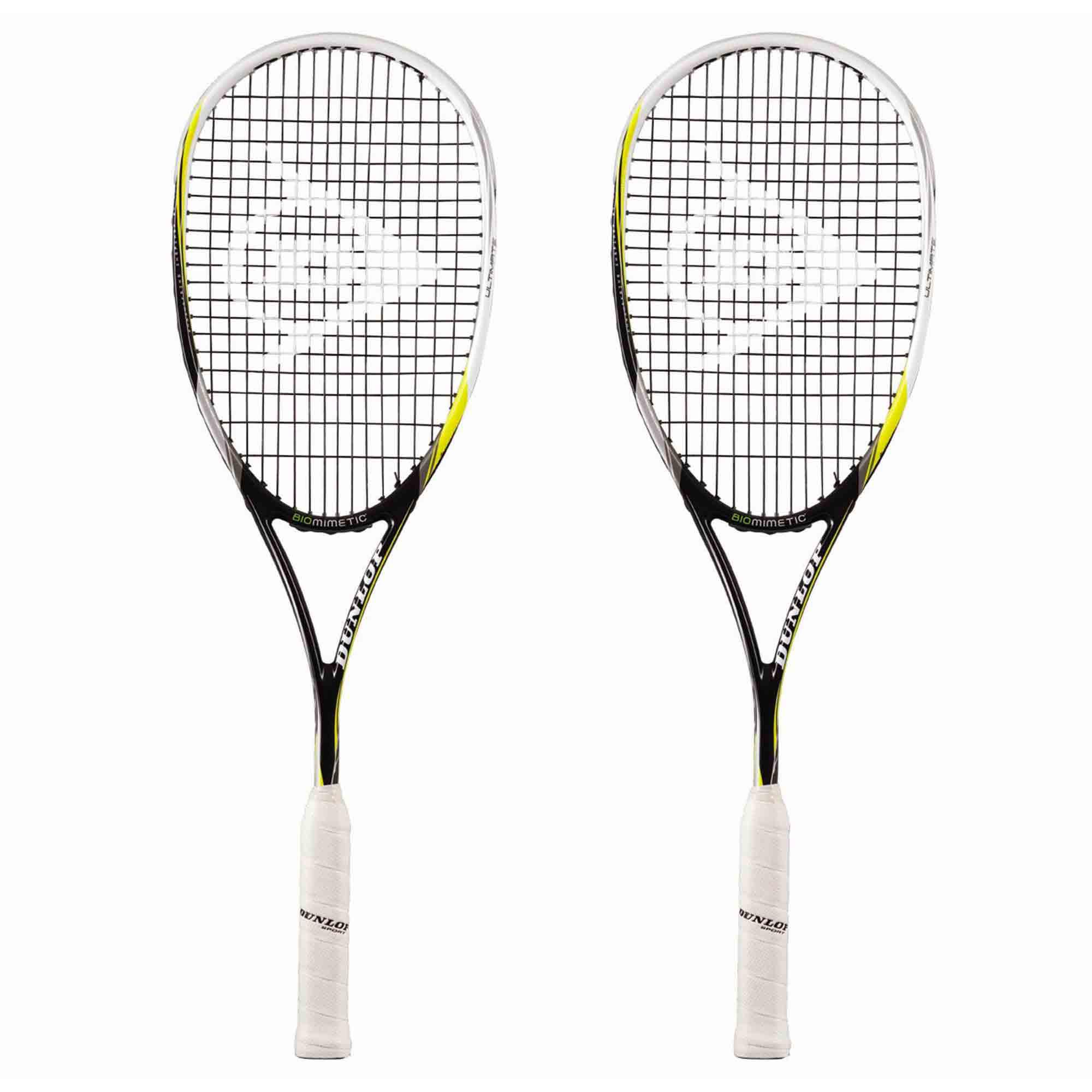 Dunlop Biomimetic Ultimate Squash Racket: 2 Racket Deal