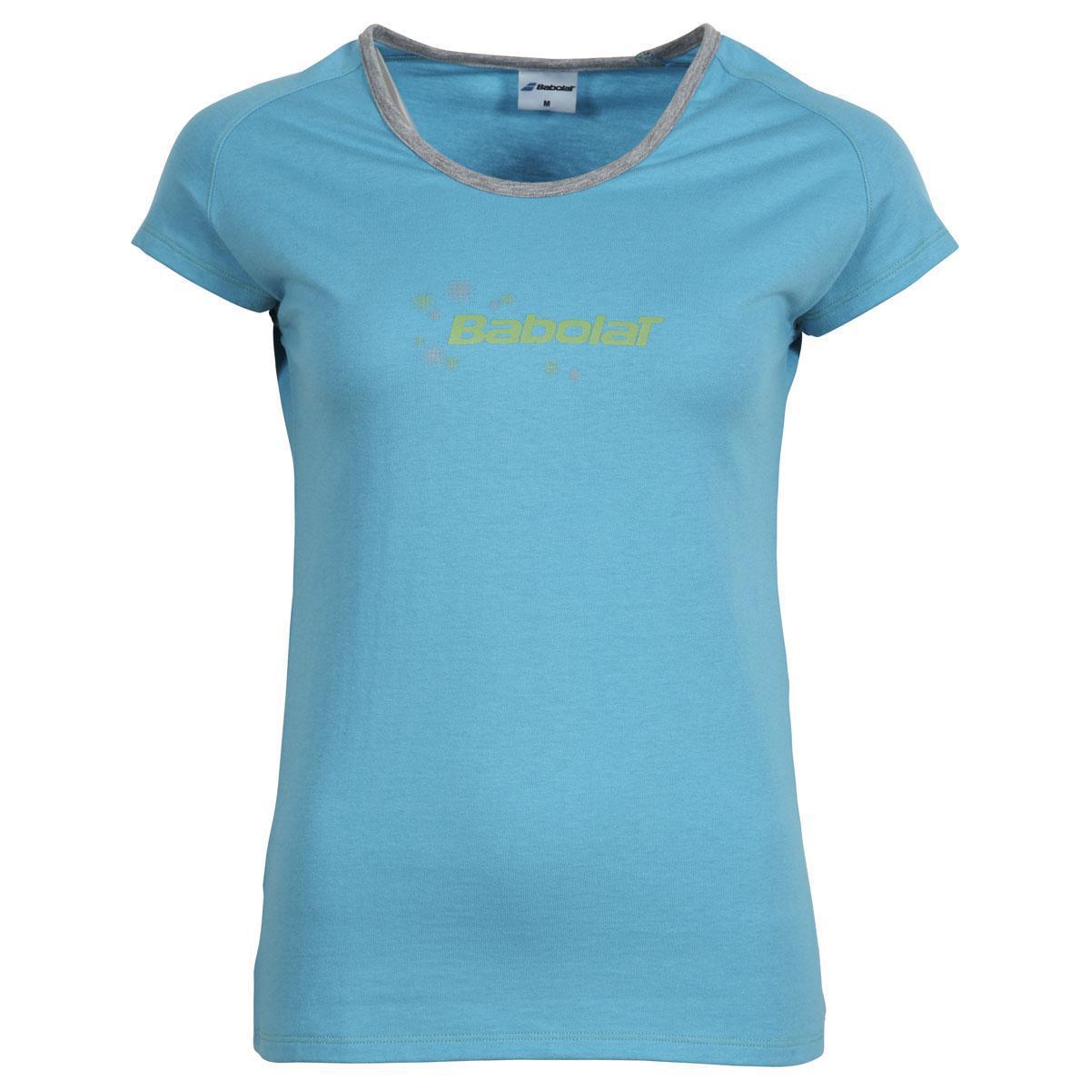 Babolat Girls Core Training Tee (Turquoise)