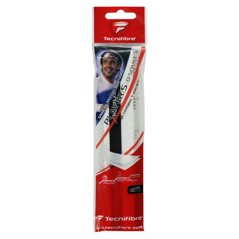 Tecnifibre BAGHDATIS Players SIngle 0.50mm Overgrip