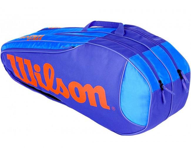 Wilson Burn Team Rush 6 Pack Bag - Blue/Red