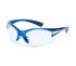 Black Knight Junior Stiletto Eye Guard Blue/Silver