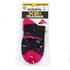 Karakal X2+ Ladies Trainer Socks - Black and Hot Pink