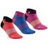 Salming Ankle Sock 3-pack Diva Pink/ Mixed 